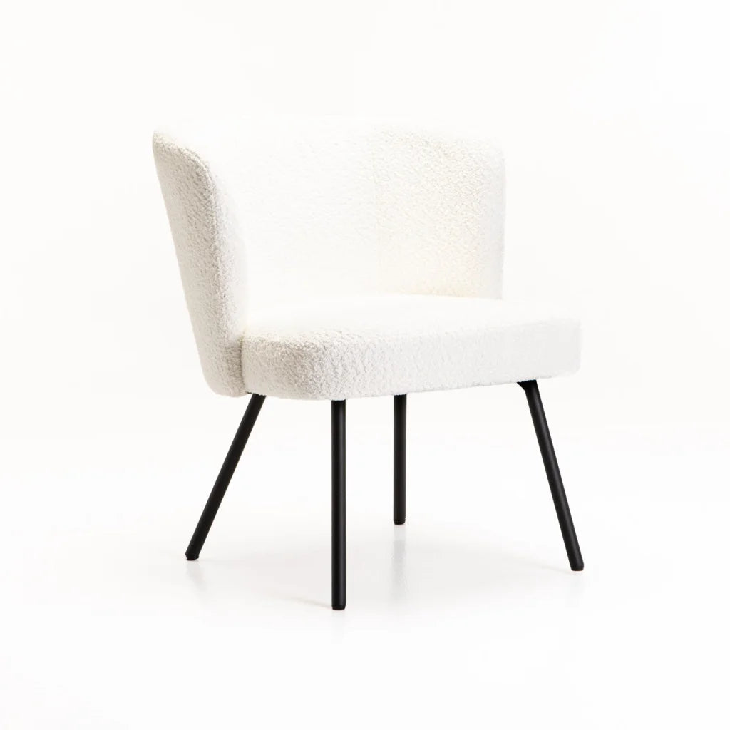 VIENNA FABRIC CHAIR - CREAM