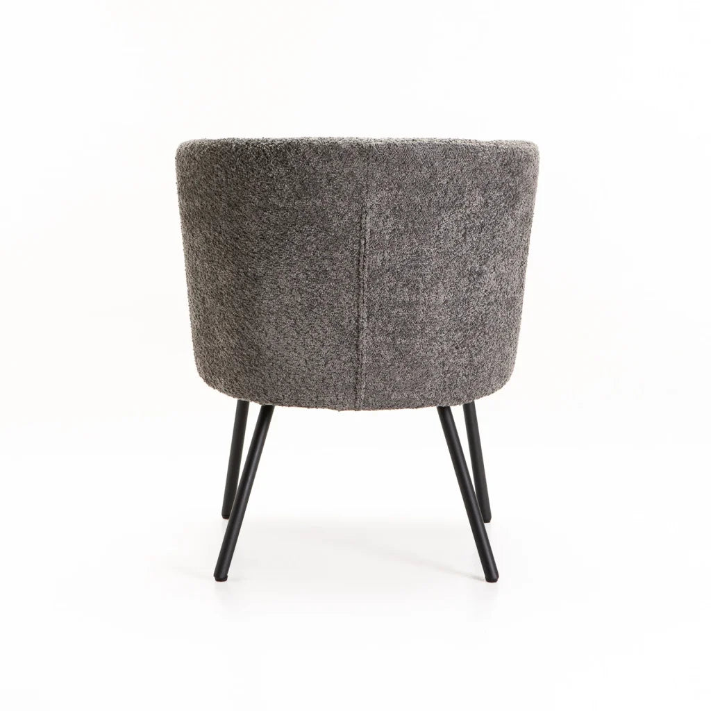 VIENNA FABRIC CHAIR - GREY