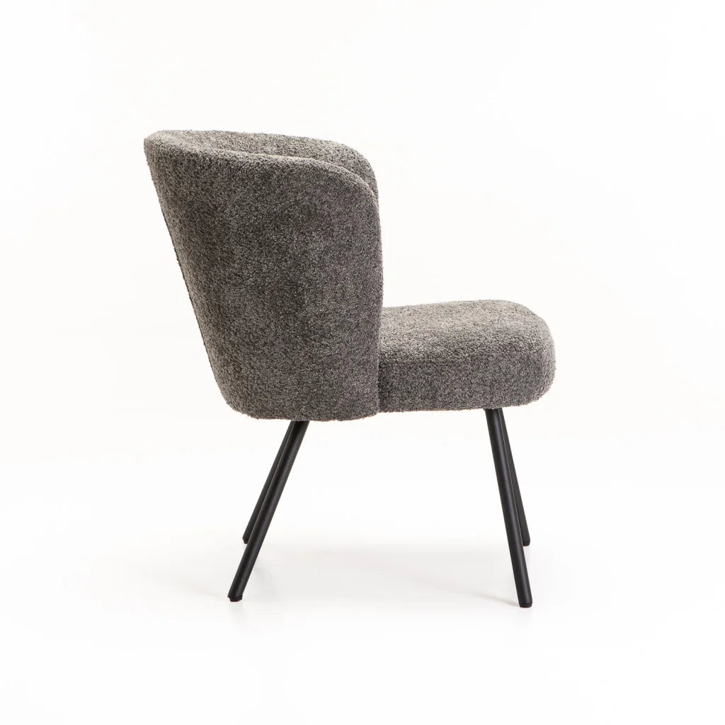 VIENNA FABRIC CHAIR - GREY