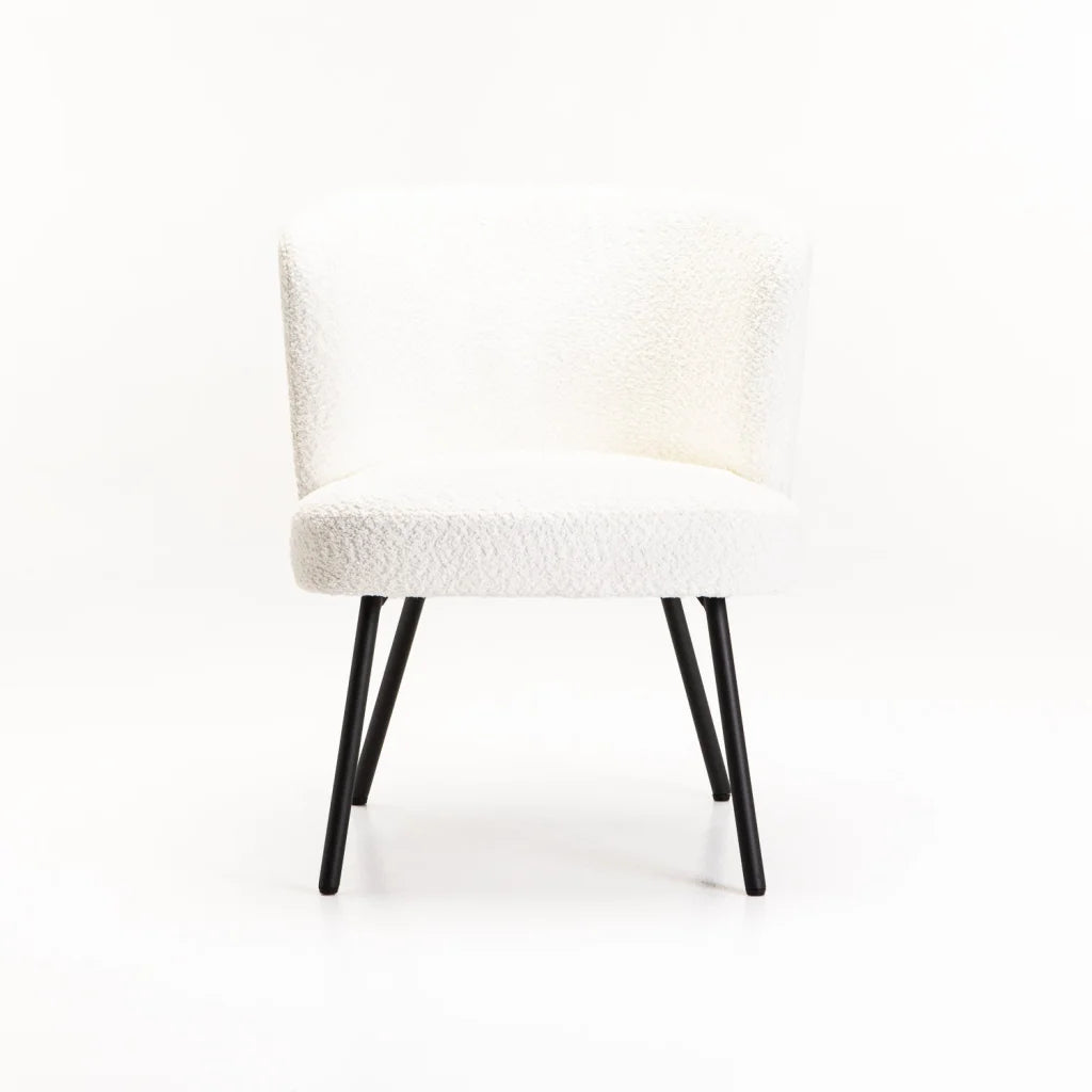 VIENNA FABRIC CHAIR - CREAM