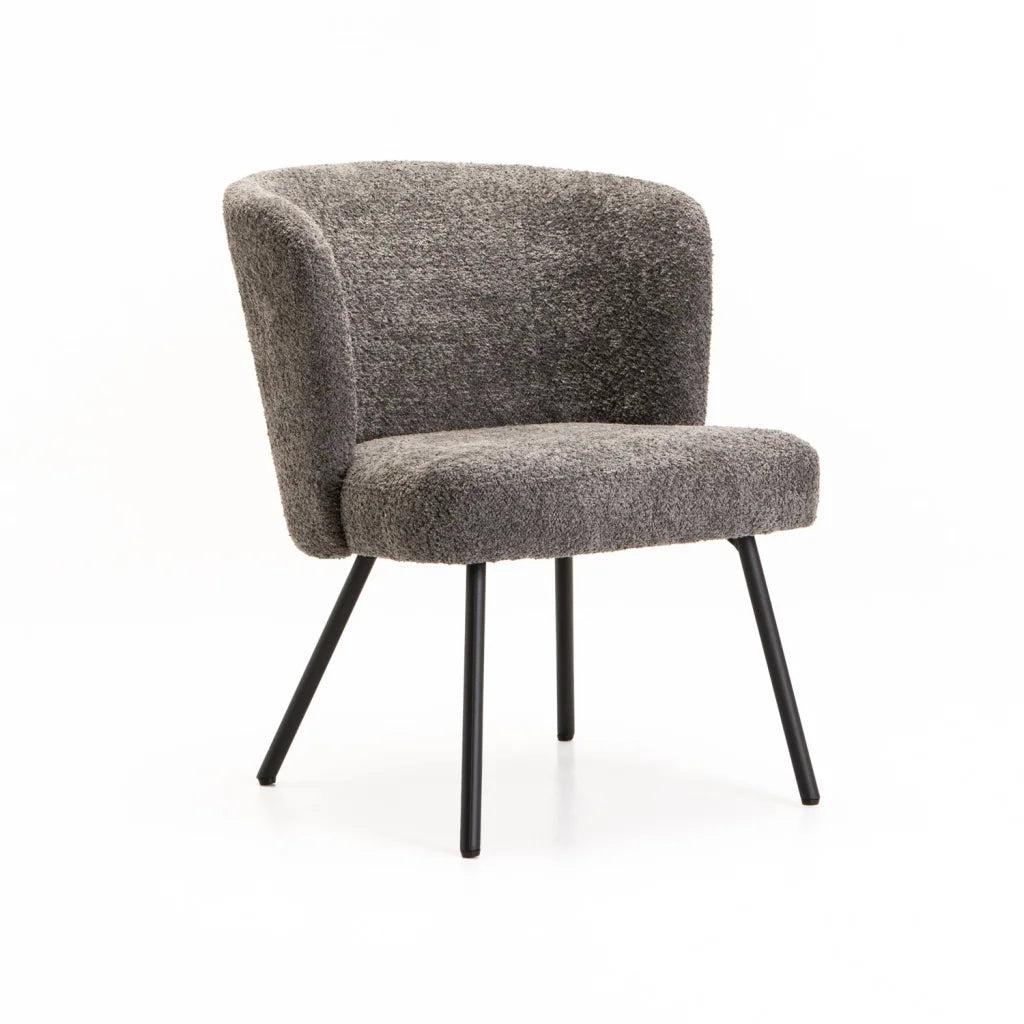 VIENNA FABRIC CHAIR - GREY