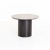 VIN 60cm ROUND STONE TOP CT43cm H-BRONZE ANTIQUE