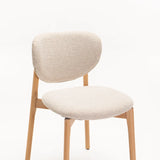 VIOLA WOODEN DINING CHAIR-NATURAL LEG