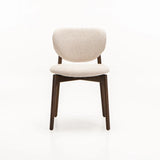 VIOLA WOODEN DINING CHAIR - WALNUT LEG
