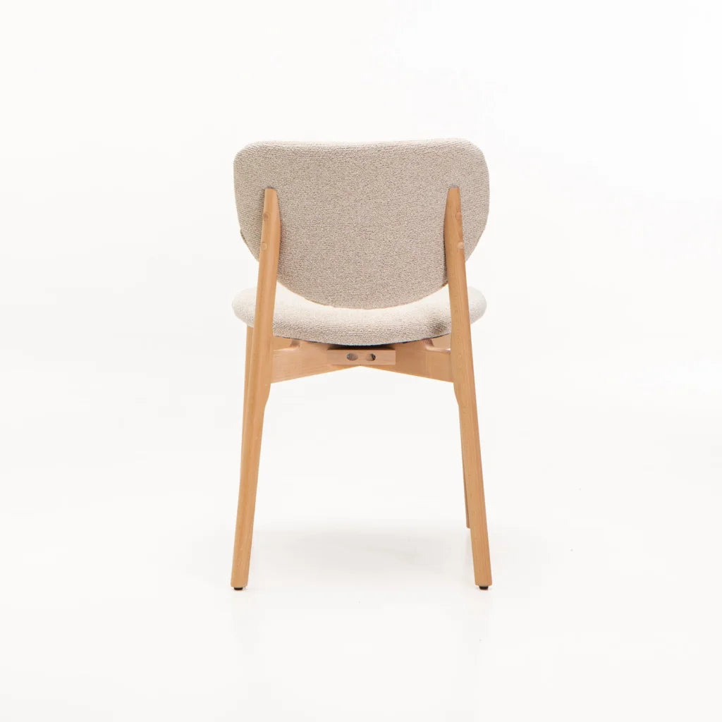 VIOLA WOODEN DINING CHAIR-NATURAL LEG