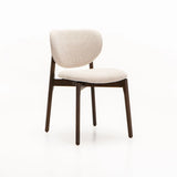 VIOLA WOODEN DINING CHAIR - WALNUT LEG