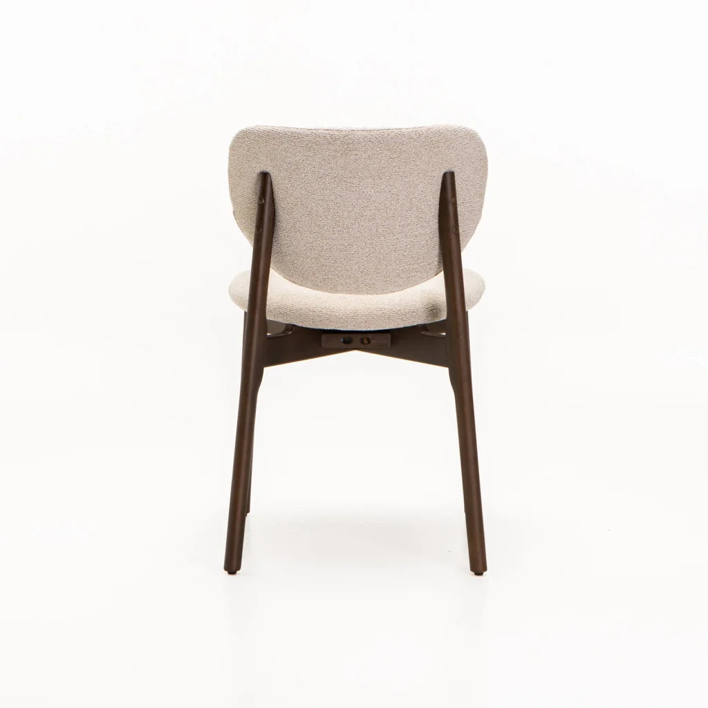 VIOLA WOODEN DINING CHAIR - WALNUT LEG