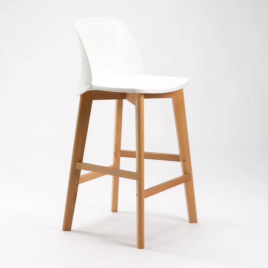 ZEN LUXURY WOODEN LEG KITCHEN STOOL