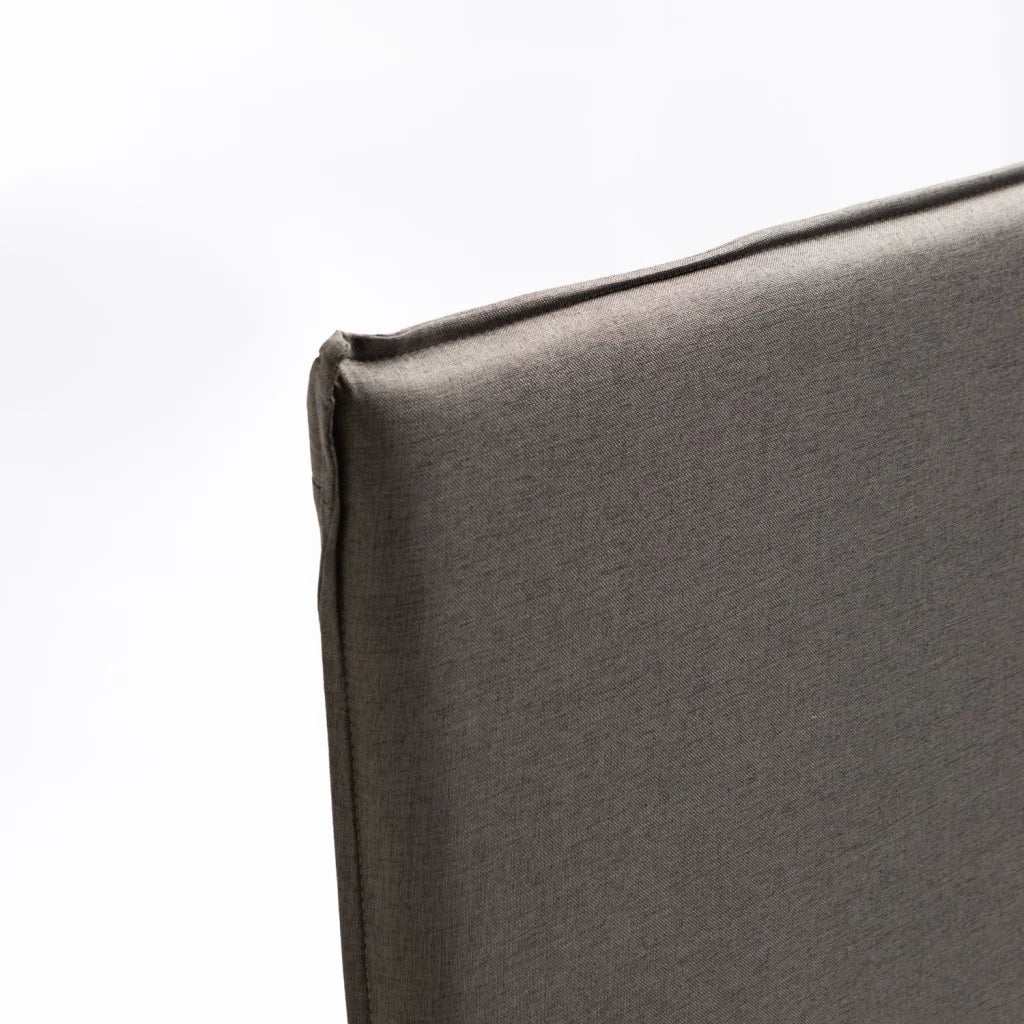 ZOE FABRIC SINGLE HEADBOARD - DARK GREY