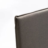 ZOE FABRIC SINGLE HEADBOARD - DARK GREY