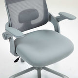 ERGONOMIC OFFICE CHAIR AH612 W/HEADREST - GREY