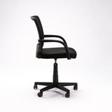 DELUXE OFFICE CHAIR W-126A - BLACK