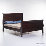 LOUISE DOUBLE BED STD LENGTH - DARK