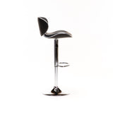 LEE LEATHER TOUCH BARSTOOL - BLACK