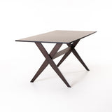TABLE E030 150x90cm - GREYSTONE/DARK LEGS