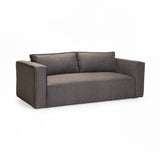 KYLO FABRIC 3 SEATER - DARK GREY