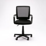 DELUXE OFFICE CHAIR W-126A - BLACK