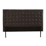 DANI LEATHER TOUCH KING HEADBOARD - BROWN