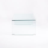 FLUTE 110x55cm 12MM TEMPERED GLASS COFFEE TABLE