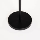 FLOOR LAMP-METAL DOME 150cm H - BLACK