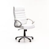 LUXURY EXECUTIVE HIBACK OFFICE CHAIR CM113 - WHITE