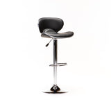 LEE LEATHER TOUCH BARSTOOL - BLACK