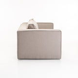 KYLO FABRIC 3 SEATER - PLATINUM