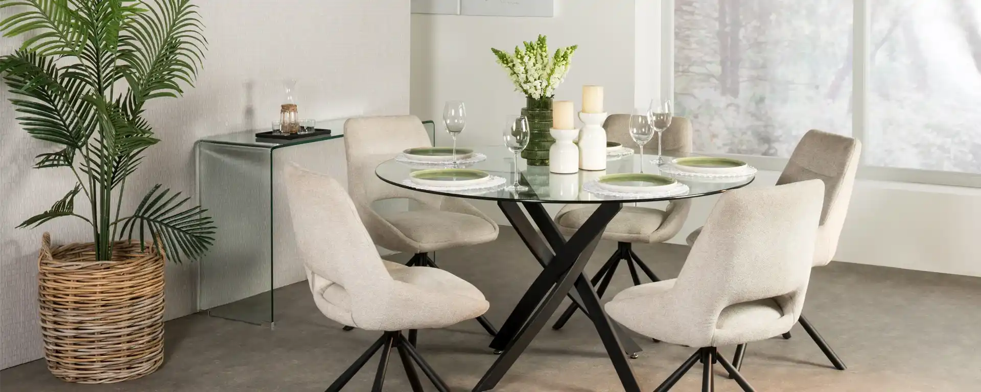 DINING ROOM ROUND UP: STYLISHLY COOL