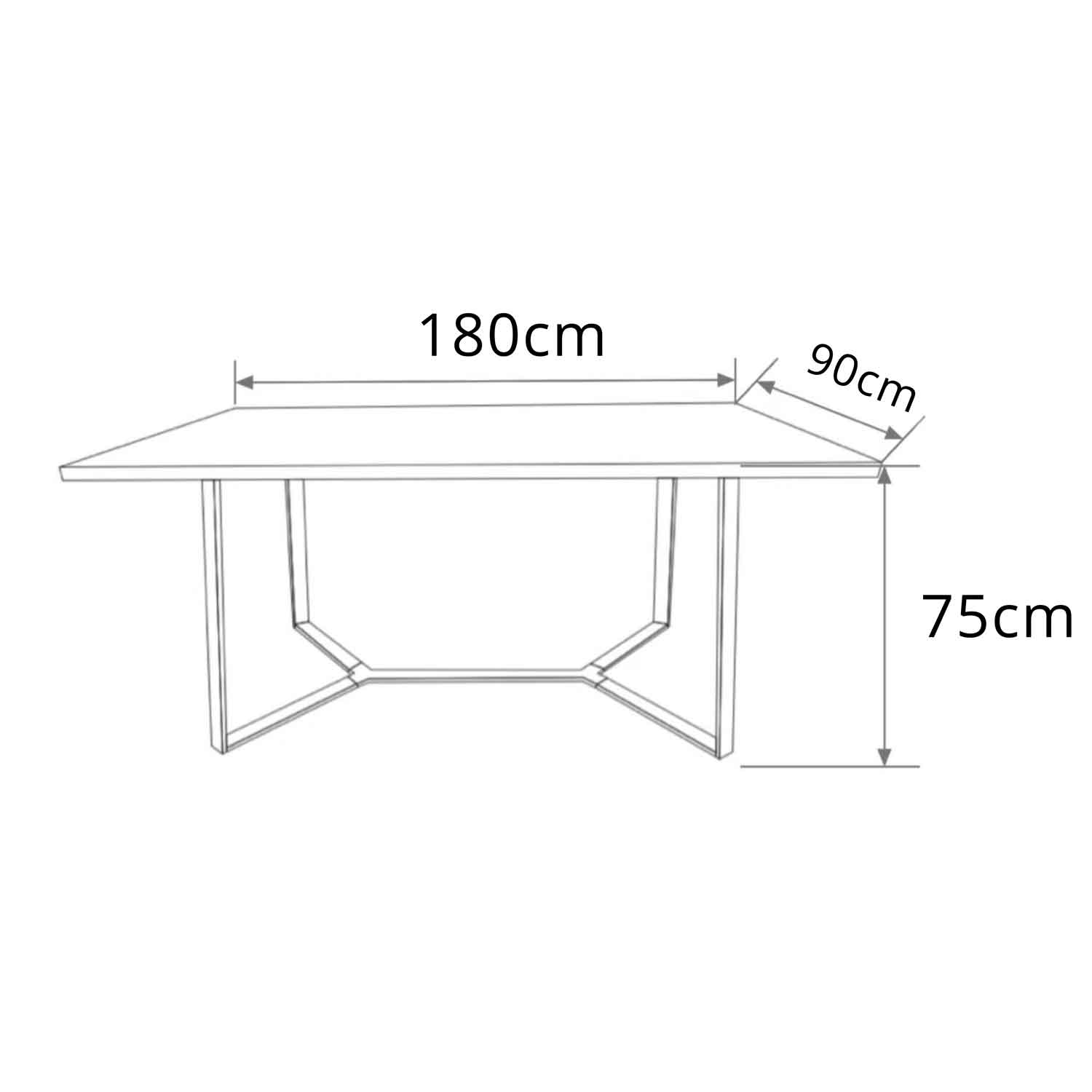 Decofurn | Ellis 180x90cm Dining Table | R2999 Save 25