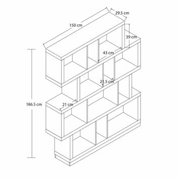 Decofurn | Moon Modular Shelf Unit | R2299 Save 20% – Decofurn Furniture