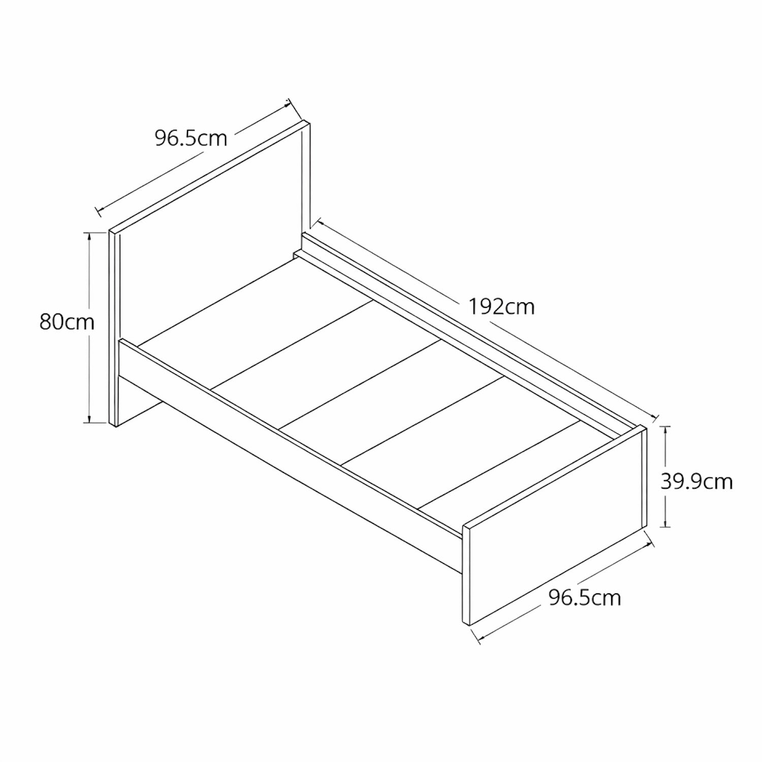 Decofurn | Pluto Single Bed | R1399 Save 10% – Decofurn Furniture