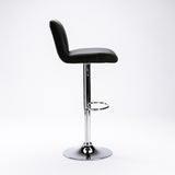 MIA LEATHER TOUCH BARSTOOL - BLACK