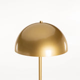LAMP FLOOR METAL DOME 150cm H - GOLD