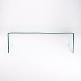 FLUTE 120x60cm 12MM TEMPERED GLASS COFFEE TABLE