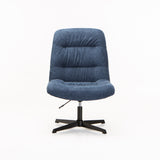 MACEY FABRIC CHAIR W/SWIVEL - BLUE