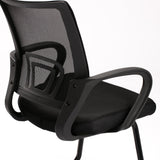 EXECUTIVE VISITOR CHAIR OF553 - BLACK
