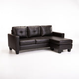 JOMO LEATHER TOUCH CORNER CHAISE