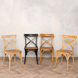 TANZA DINING CHAIR - BROWN