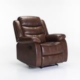 YUZI BONDED LEATHER UPPER ARMCHAIR RECLINER