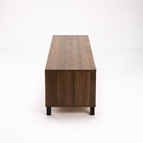 ALLY 2 DOOR TV/PLASMA UNIT - WALNUT/BLACK