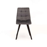 ADDISON VELVET DINING CHAIR - GREY