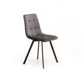 ADDISON VELVET DINING CHAIR - GREY