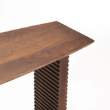 AGRA 120cm SOLID WOOD CONSOLE - LIGHT BROWN