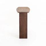 AGRA 120cm SOLID WOOD CONSOLE - LIGHT BROWN