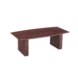 AGRA 120x60cm SOLID WOOD COFFEE TABLE-LIGHT BROWN