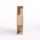 AIR MODULAR 3 SHELF UNIT - LIGHT OAK/LIGHT GREY