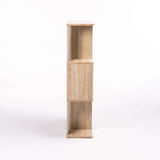 AIR MODULAR 3 SHELF UNIT - LIGHT OAK/LIGHT GREY