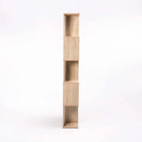 AIR MODULAR 5 SHELF UNIT - LIGHT OAK/LIGHT GREY