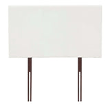 ALEX LEATHER TOUCH 3/4 HEADBOARD - WHITE