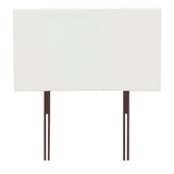 ALEX LEATHER TOUCH SINGLE HEADBOARD - WHITE